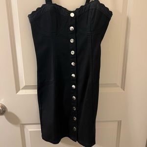 Black Button Down Dress
